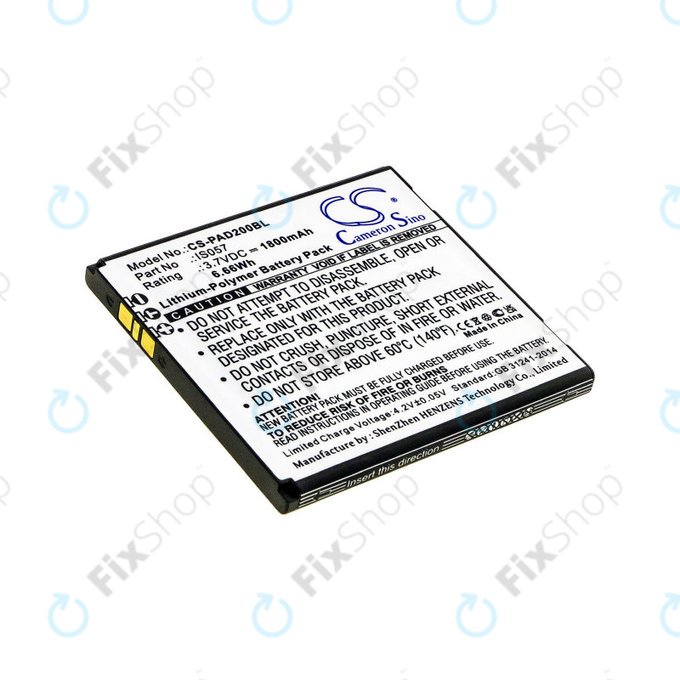 Baterie pro Pax myPOS D200, D200T, IS275, D200, 1800mAh, Li-Pol, 3.7V, IS057, HQ