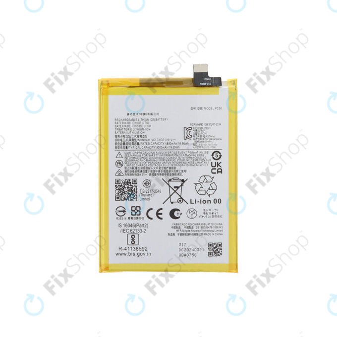 Motorola Moto G14, G54, E14 - Baterie PC50 5000mAh