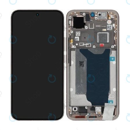 Displej pro Xiaomi 15T Pro 5G, Mocha Gold, Dotykové sklo s rámem, 5600060O12U00, Genuine Service Pack