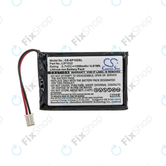 Sony Playstation 4, 4 Pro, 4 Slim - Baterie pro Ovladač Dualshock 4 LIP1522 1300mAh HQ