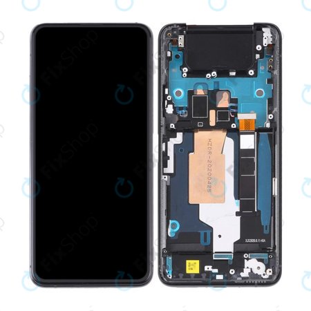 Asus Zenfone 7 ZS670KS - LCD Displej + Dotykové Sklo + Rám (Aurora Black) TFT