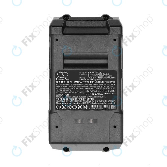 Baterie pro Makita Cf001g, Ga005g, 4000mAh, Li-Ion, 40V, BL4020, HQ