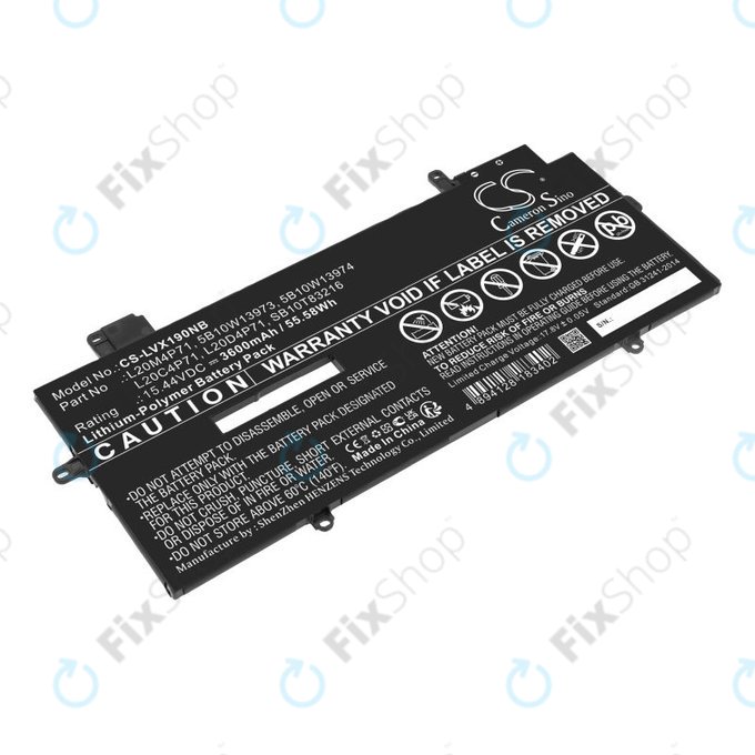 Baterie pro Lenovo Thinkpad X1 Carbon G9, G10, X1 Yoga Gen 6, 7, 3600mAh, Li-Pol, 15.44V, 5B10W13973, HQ