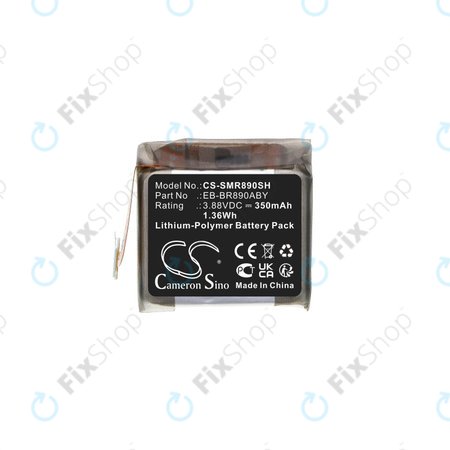 Baterie pro Samsung Galaxy Watch4 Classic 46 mm, 350mAh, Li-Pol, 3.88V, EB-BR890ABY, HQ