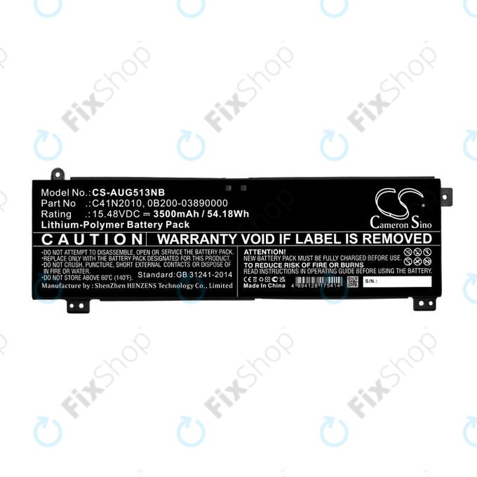 Baterie pro Asus ROG Strix G15, G17, 3500mAh, Li-Pol, 15.48V, C41N2010, HQ