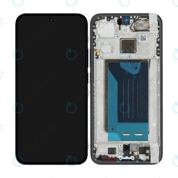 Displej pro Xiaomi 15T 5G, Black, Dotykové sklo s rámem, 5600010O12A00, Genuine Service Pack
