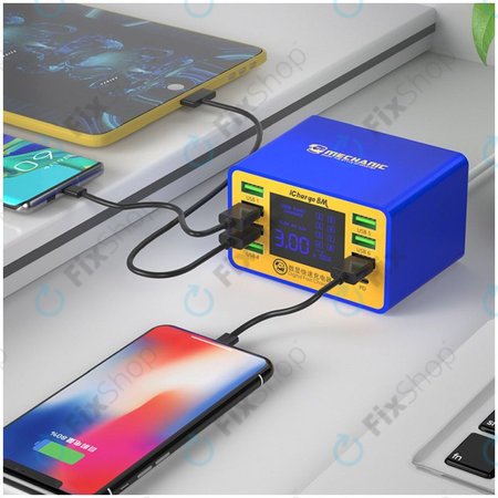 Mechanic iCharge 8M - USB Servisní Nabíjecí Stanice s USB-C a USB 3.0