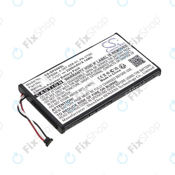 Baterie pro Sony PS Vita, 2200mAh, Li-Pol, 3.7V, SP65M, HQ