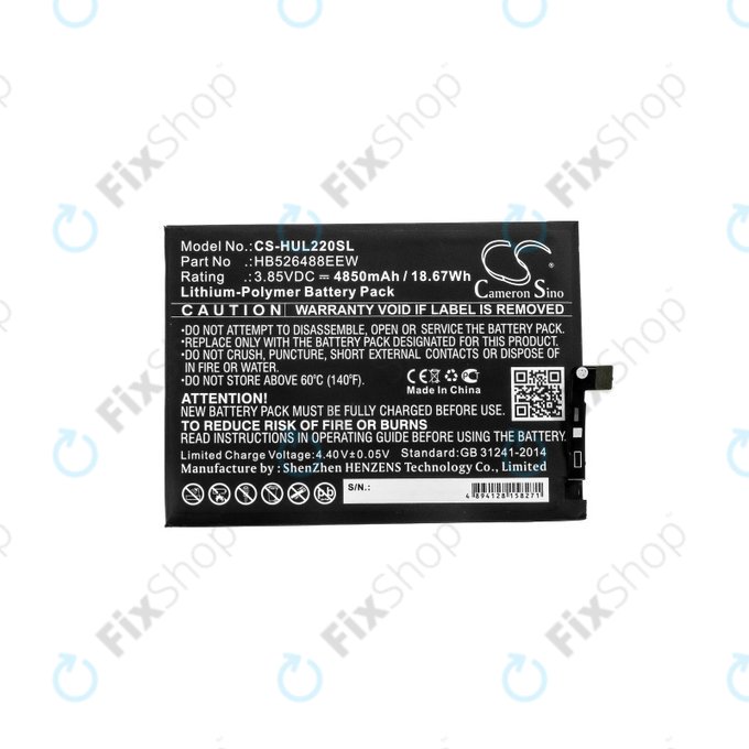 Huawei Honor 10X Lite - Baterie HB526488EEW 4850mAh HQ