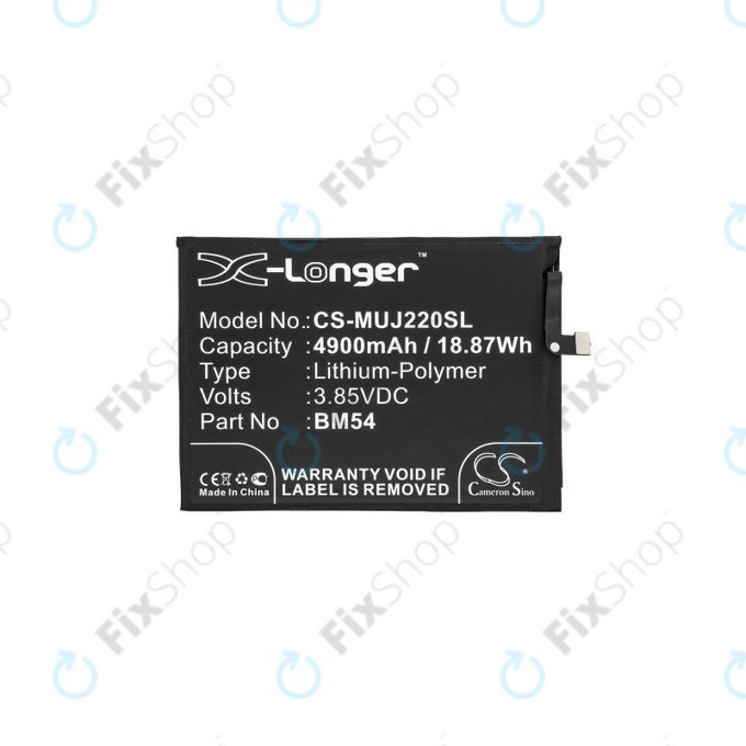 Xiaomi Redmi Note 9T 5G - Baterie BM54 4900mAh HQ