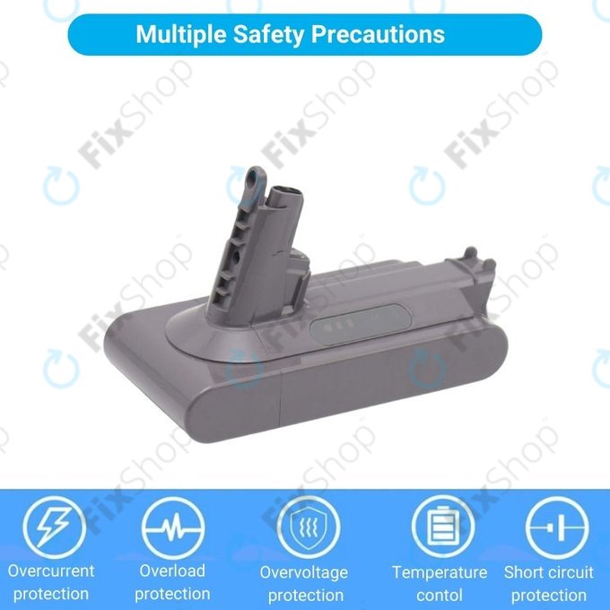 Dyson V10 - Baterie 969352-02, SV12, 206340 Li-Ion 25.2V 3000mAh