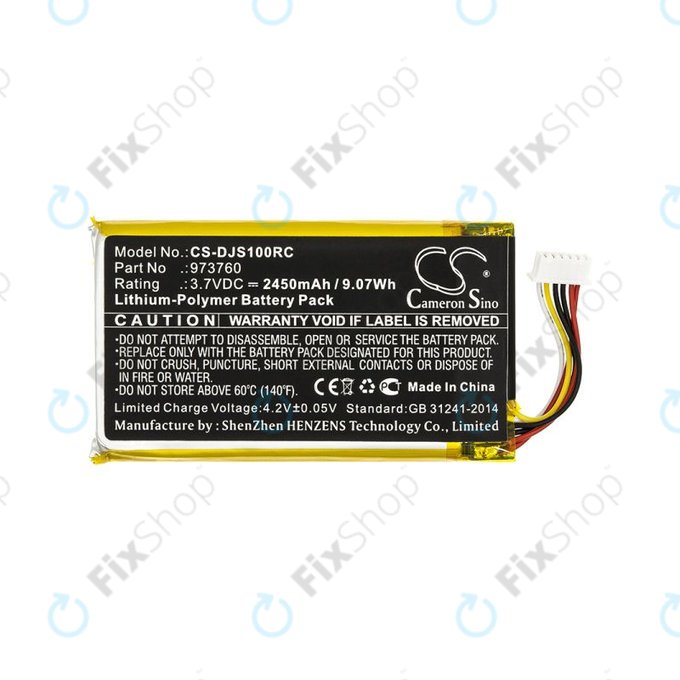 Baterie pro DJI Mavic Pro, Air, Spark, 2450mAh, Li-Pol, 3.7V, 973760, HQ