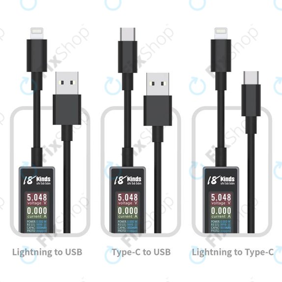 AV-Line - Smart Detekční Nabíjecí Kabel (Lightning - USB-A)
