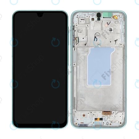 Samsung Galaxy A26 A266E - LCD Displej + Dotykové Sklo + Rám (Mint) - GH82-37049C Genuine Service Pack
