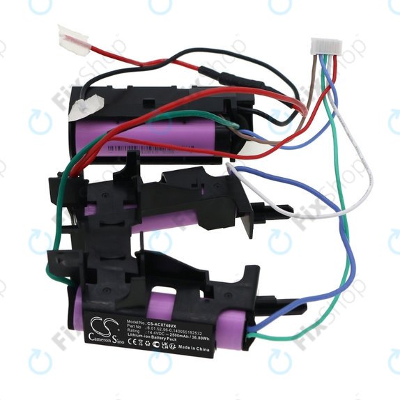 AEG 900, AG, CX7, BP, DB, EER, ZB-series - Baterie 140026702013, 140055192532, 140112523026, 140134299050, 4055420998, 6.01.52.06-0 Li-Ion 14.4V 2500mAh HQ