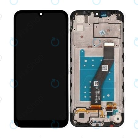 Motorola Moto E6s - LCD Displej + Dotykové Sklo + Rám (Black) - 5D68C16500, 5D68C16980 Genuine Service Pack