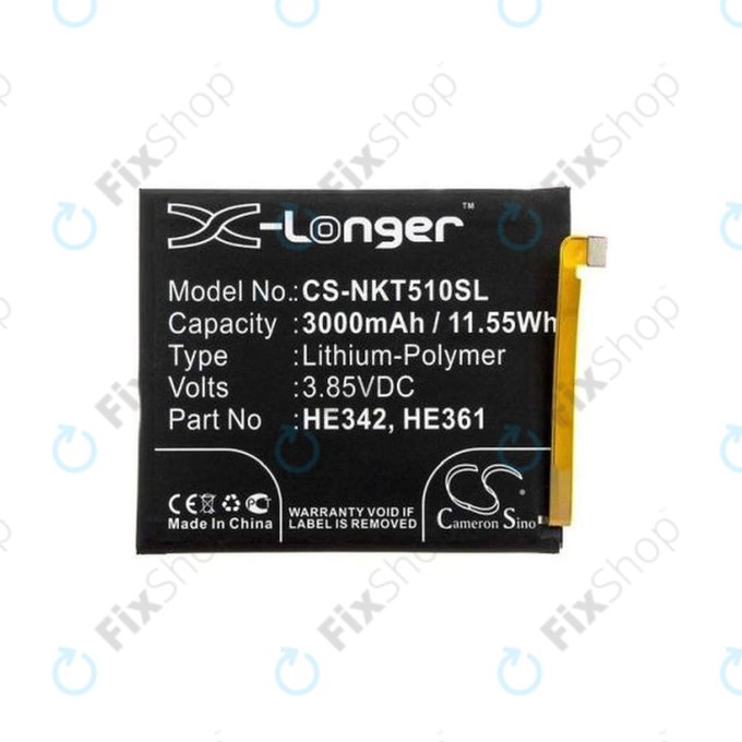 Nokia 5.1 Plus - Baterie HE342 3000mAh HQ