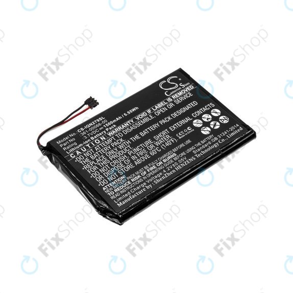 Baterie pro Garmin Nüvi 2757, 1500mAh, Li-Ion, 3.7V, 361-00066-00, HQ