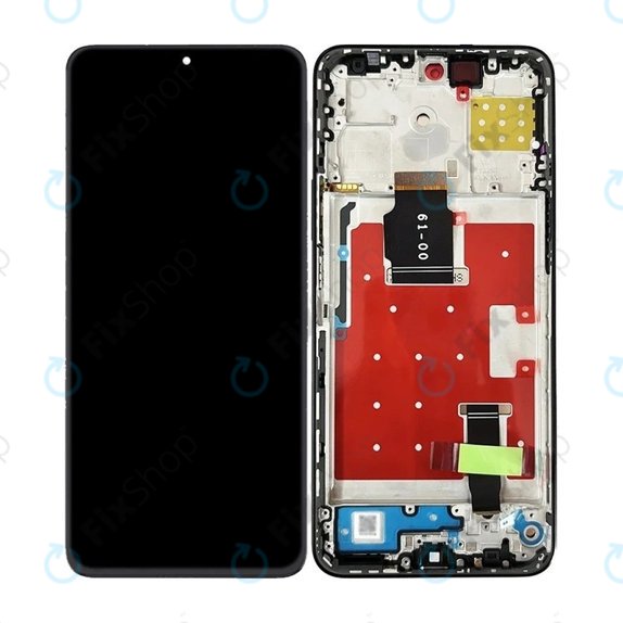Honor X8a CRT-LX1 CRT-LX2 CRT-LX3 - LCD Displej + Dotykové Sklo + Rám (Midnight Black) TFT