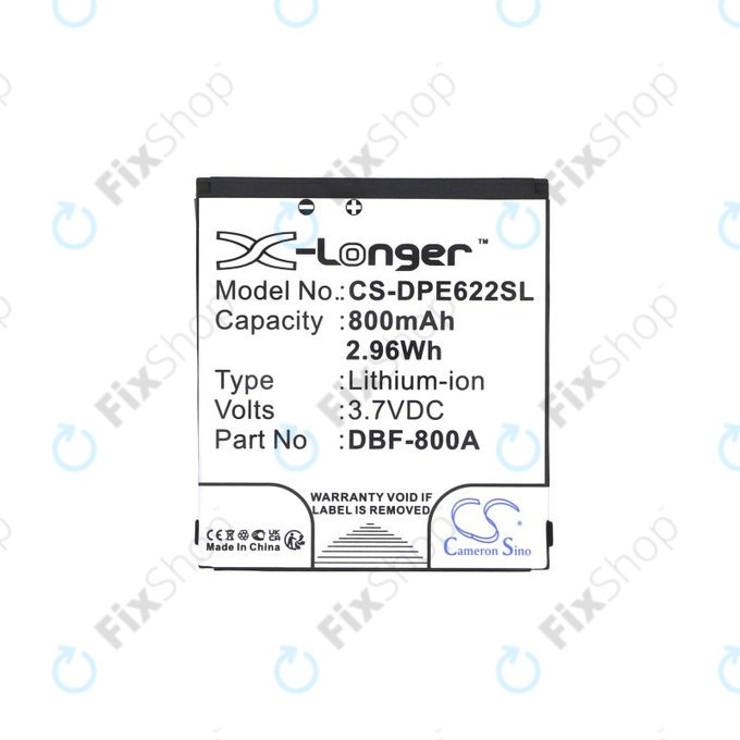 Baterie pro Doro PhoneEasy 2314, 2315, 1360, 520, 800mAh, Li-Ion, 3.7V, DBF-800A, HQ