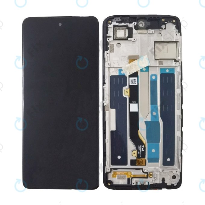 Infinix Note 30 - LCD Displej + Dotykové Sklo + Rám (Obsidian Black) TFT