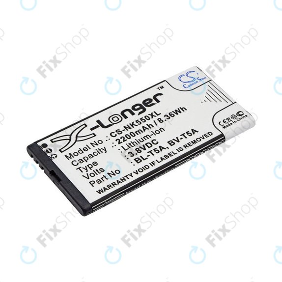 Baterie pro Nokia Lumia 730, 2200mAh, Li-Ion, 3.8V, BL-T5A, HQ