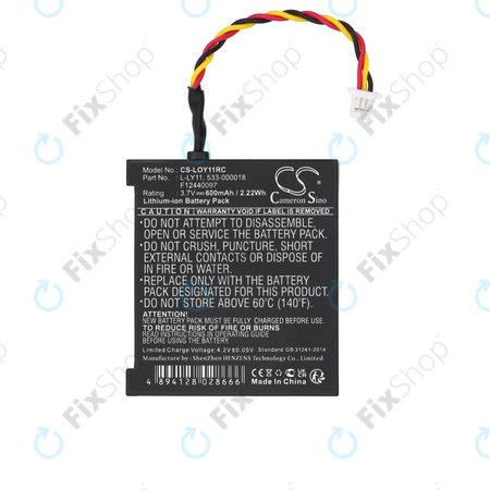 Baterie pro Logitech G930, 600mAh, Li-Ion, 3.7V, L-LY11, HQ