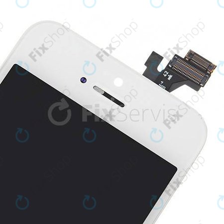 Apple iPhone 5 - LCD Displej + Dotykové Sklo + Rám (White) TFT