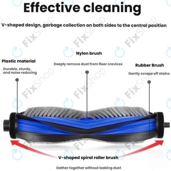 Ecovacs Deebot T50 Omni, T50 Pro Omni, T50 Max, T50 Max Pro Omni, T80 Omni - Hlavní kartáč