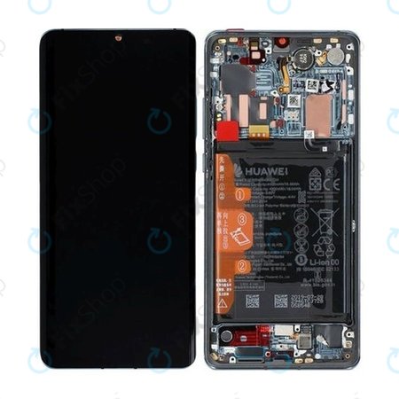 Huawei P30 Pro - LCD Displej + Dotykové Sklo + Rám + Baterie (Mystic Blue) - 02353DGJ Genuine Service Pack