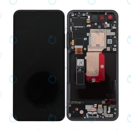 Asus Zenfone 10 AI2302 - LCD Displej + Dotykové Sklo + Rám (Midnight Black) - B90AI00M1-R20010 Genuine Service Pack