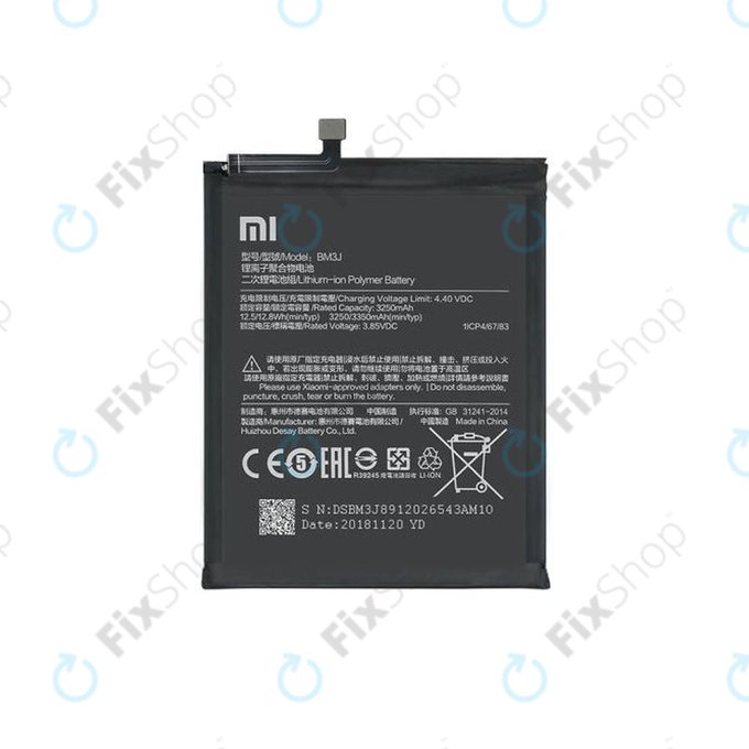 Xiaomi Mi 8 Lite - Baterie BM3J 3350mAh - 46BM3JA02018 Genuine Service Pack