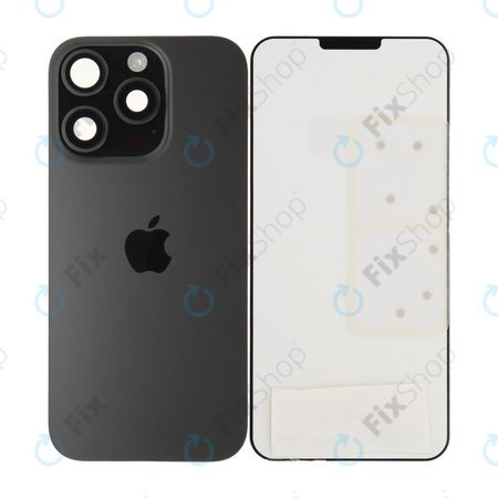 Sklo Zadního Housingu pro iPhone 16 Pro | Black Titanium | 661-42722 | Genuine Apple
