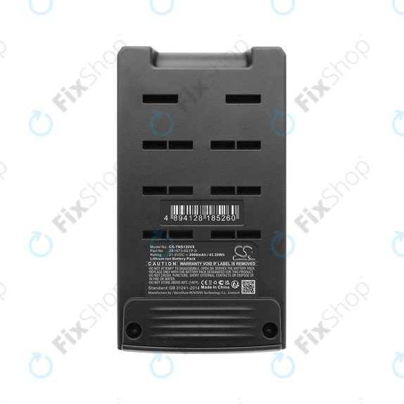 Baterie pro Tineco P1, Pure One S12, 2000mAh, Li-Ion, 21.6V, ZB1873-6S1P-0, HQ