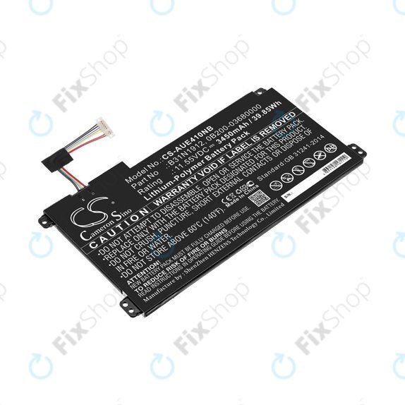 Baterie pro Asus VivoBook 14 E410ma, F414ma, L410ma, 3450mAh, Li-Pol, 11.55V, B31N1912, HQ