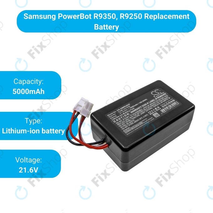 Samsung PowerBot R9350, R9250 - Baterie DJ96-00193D Li-Ion 21.6V 5000mAh HQ