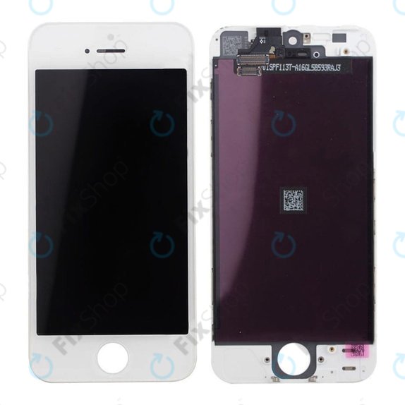 Apple iPhone 5 - LCD Displej + Dotykové Sklo + Rám (White) TFT