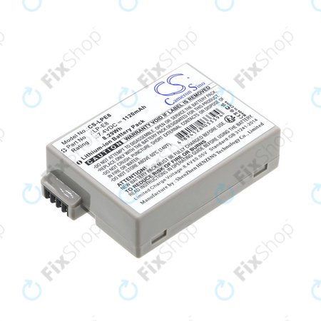 Baterie pro Canon EOS 550D, 600D, LP-E8, Li-ion, 7.4V, 1120mAh, HQ