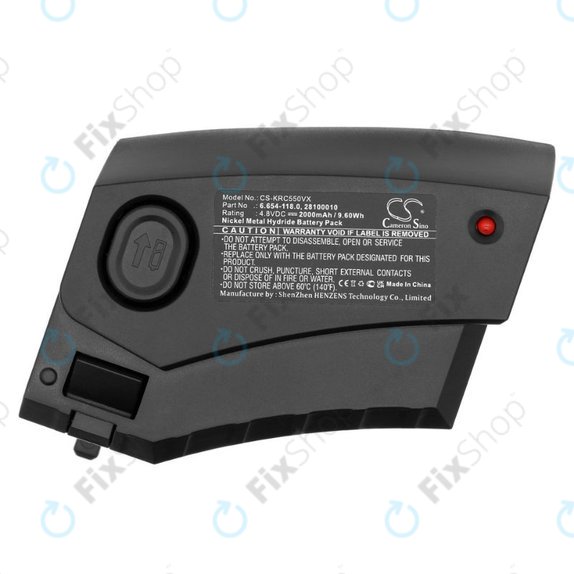 Kärcher KC55 - Baterie 6.654-118.0, 28100010 Ni-MH 4.8V 2000mAh HQ