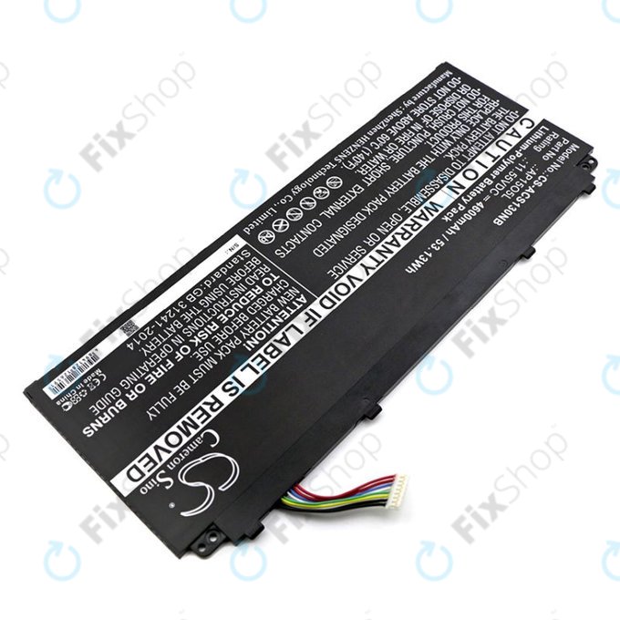 Baterie pro Acer Aspire S13, Chromebook R13, 4600mAh, Li-Pol, 11.55V, AP15O3K, HQ