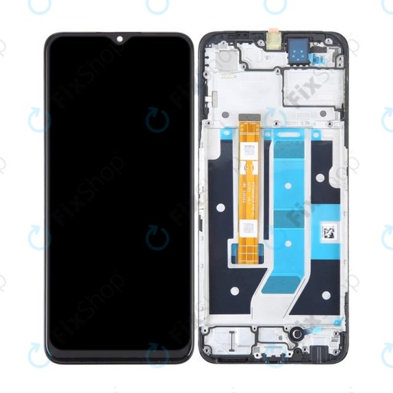 Oppo A78 - LCD Displej + Dotykové Sklo + Rám (Black) TFT