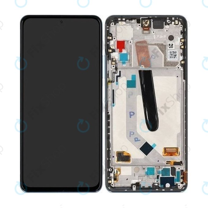 Xiaomi Mi 11i - LCD Displej + Dotykové sklo + Rám (Celestian Silver) - 5600040K1100 Genuine Service Pack