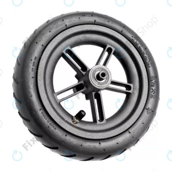 Xiaomi Mi Electric Scooter 1S, 2 M365, Essential - Komplet zadní kolo (Black) - C002550001900, C002550003500 Genuine Service Pack