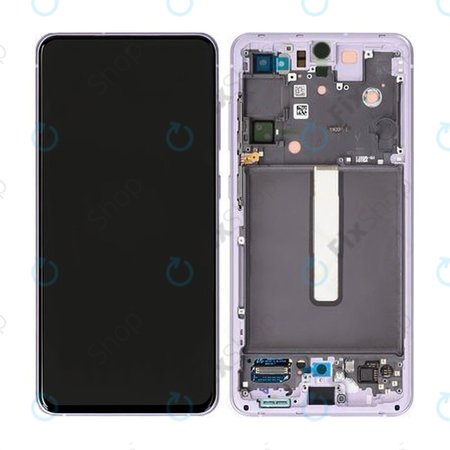 Samsung Galaxy S21 FE G990B - LCD Displej + Dotykové Sklo + Rám (Violet) - GH82-26414D, GH82-26420D, GH82-26590D Genuine Service Pack