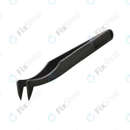 Plastová Antistatická Pinzeta s Přehnutou Ostrou Špičkou