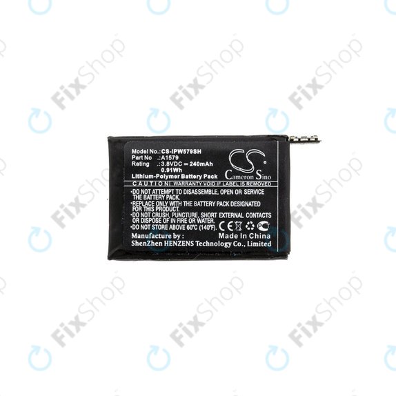 Baterie pro Apple Watch 1 42 mm, 240mAh, Li-Pol, 3.8 V, A1579, HQ