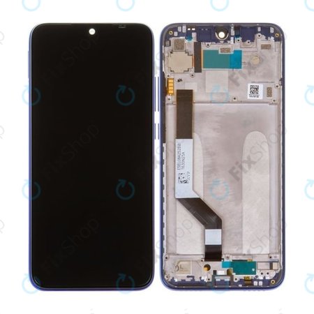 Xiaomi Redmi Note 7 - LCD Displej + Dotykové Sklo + Rám (Neptune Blue) - 5610100140C7, 561010020033, 561010034033 Genuine Service Pack