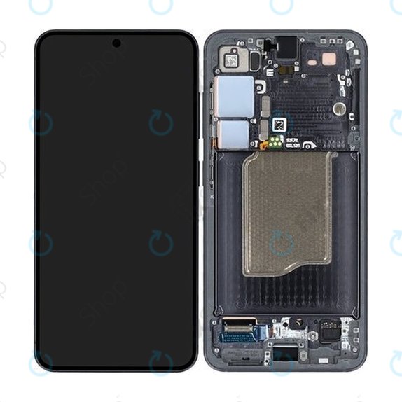 Samsung Galaxy S25 - LCD Displej + Dotykové Sklo + Rám (Blueblack) OLED
