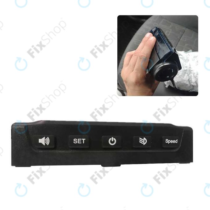 Kugoo S1, S1 Pro, S2, S3 - Set Přístrojové Desky (Plastový Kryt Displeje, Páčka Akcelerátoru, Brzdy, Kryt LED Světla)