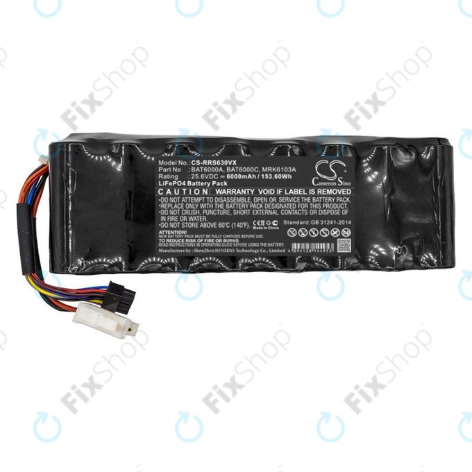 Baterie pro Robomow, Wolf Garten, Cub Cadet, 6000mAh, LiFePO4, 25.6V, MRK6103A, HQ